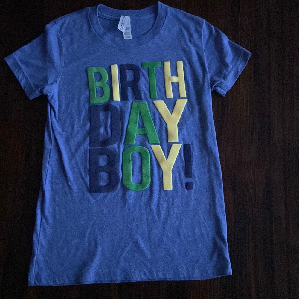 Birthday Boy t-shirt size 6-8
